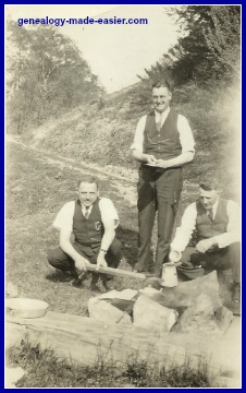 My grandfather and buddies camping in 1926