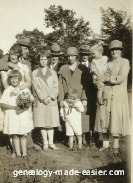 Family picture in the 1920's