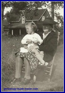 grandmother and granddaughter