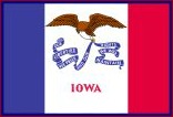 Iowa state flag