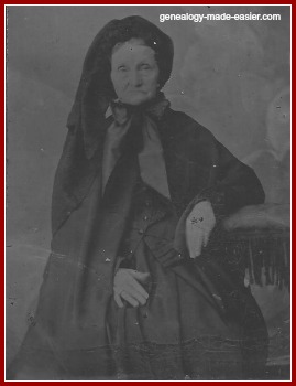 Old tintype portrait